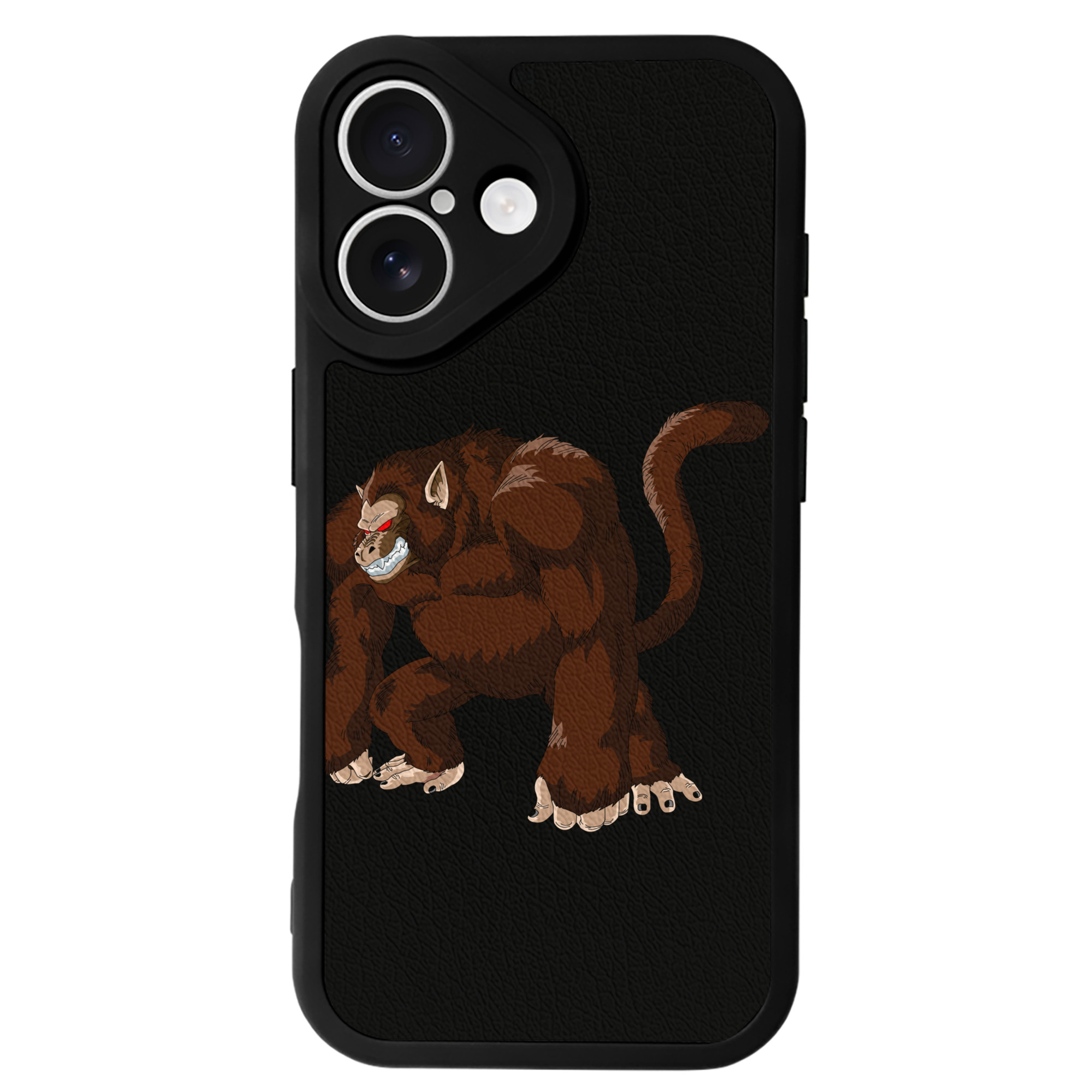 （画像用） ドラゴンボール DRAGON BALL 【iPhone 16シリーズ対応】シリコンスマホケース（レザー調） 材質：シリコン